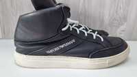 Emporio Armani High Leather Sneakers mărime 42.5 (7 1/2)