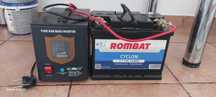 UPS centrala termica KEMOT si Baterie Rombat 12v ,55 Ah
