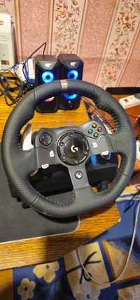 Руль игровой Logitech G920 Driving Force черный