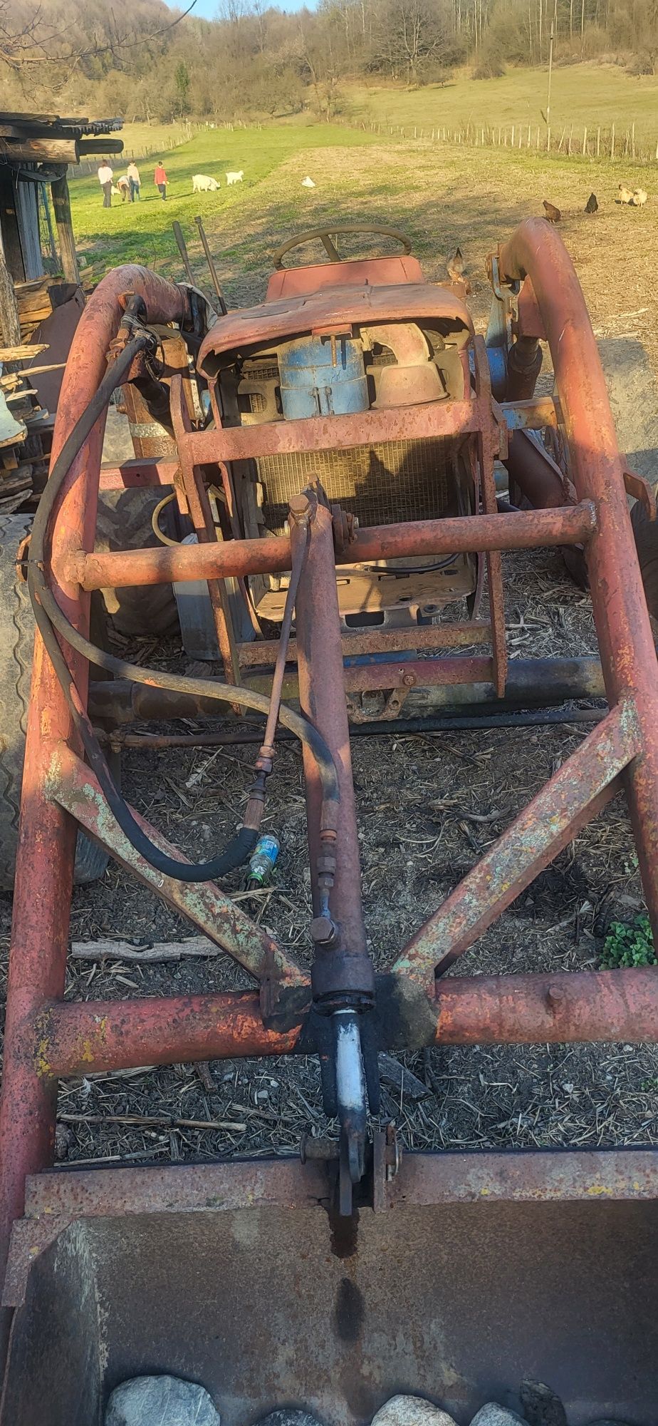 Incarcator tractor u445, Fiat