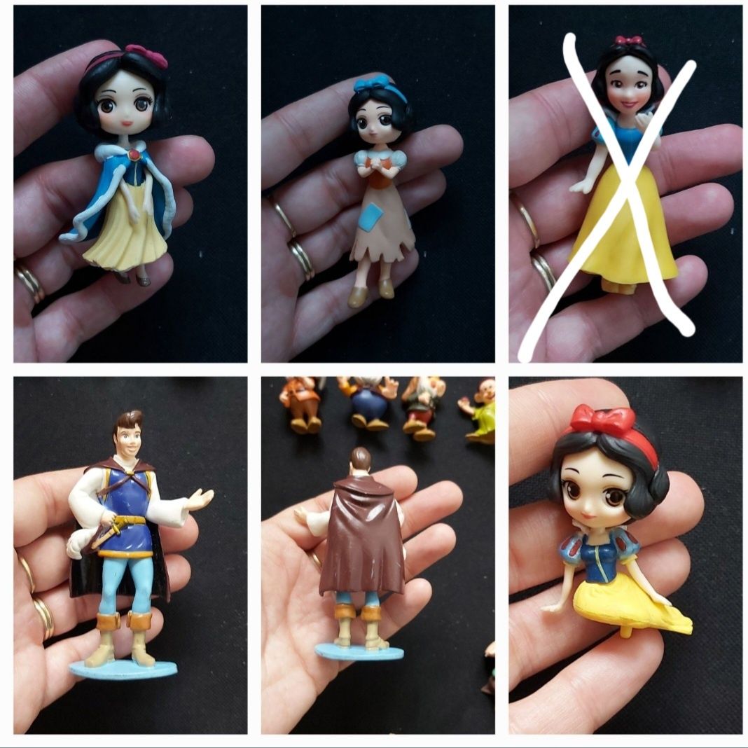 Seturi de 9 figurine Alba ca Zapada_Piticii_Printul