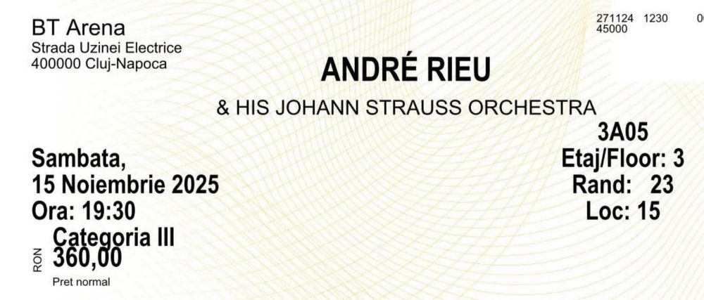 vand doua bilete la Andre rieu