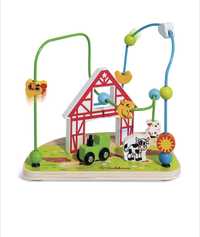 Set de joaca din lemn Eichhorn - Bead Maze Farm