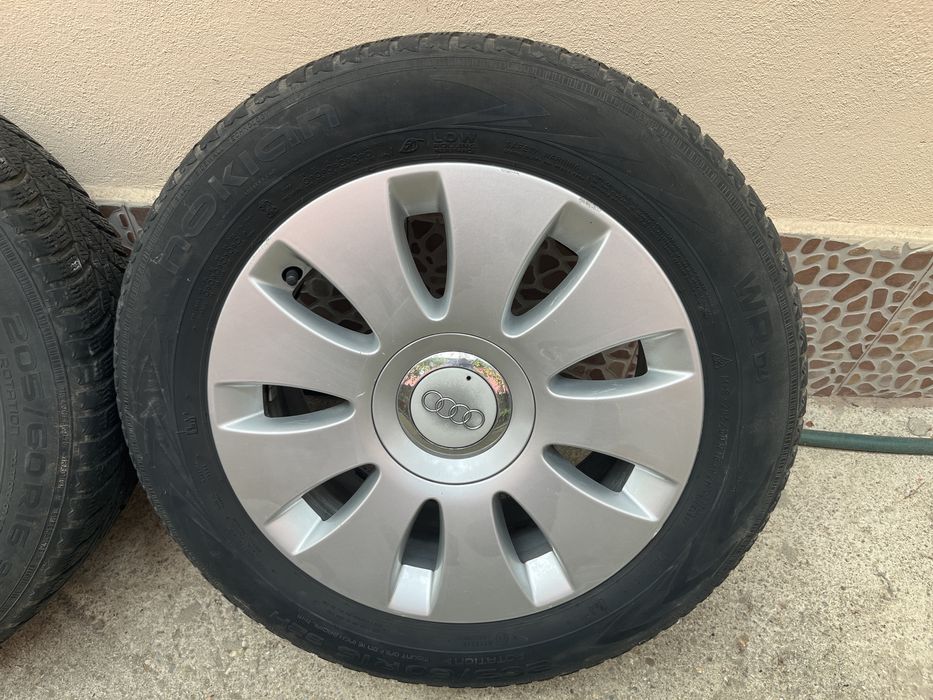 jante de aliaj Audi + cauciucuri iarnă
