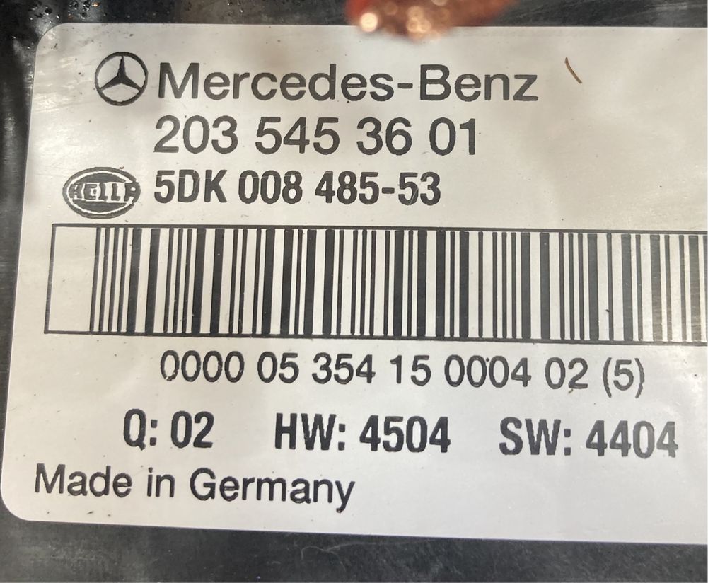 Mercedes w203 2.2cdi 150кс Преден SAM Модул