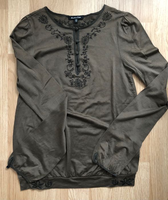 Bluza din bumbac Massimo Dutti