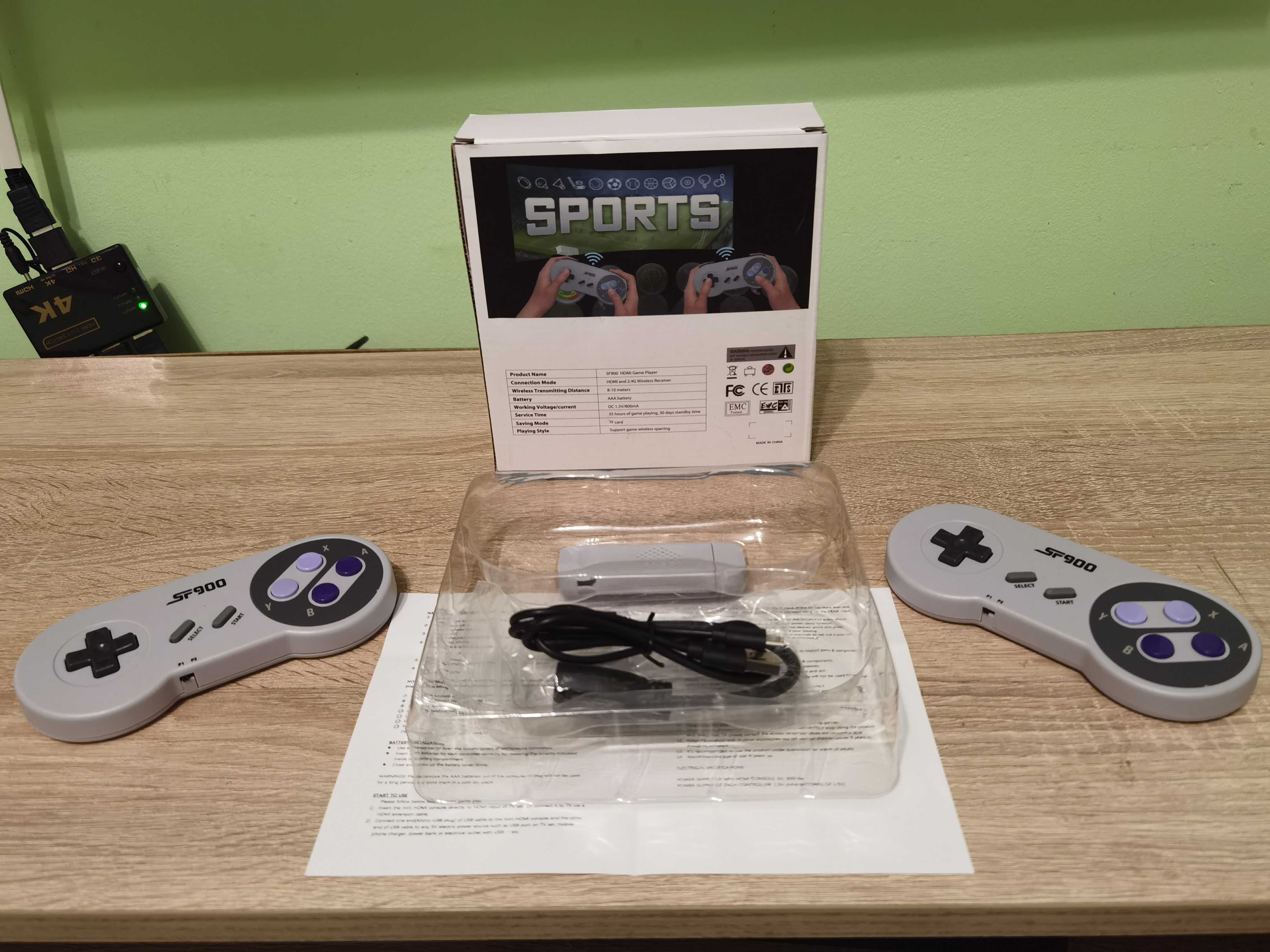 Super Nintendo SNES HDMI конзола с БЕЗЖИЧНИ контролери и над 5500 игри