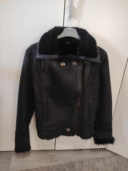 Cojoc piele blana naturala