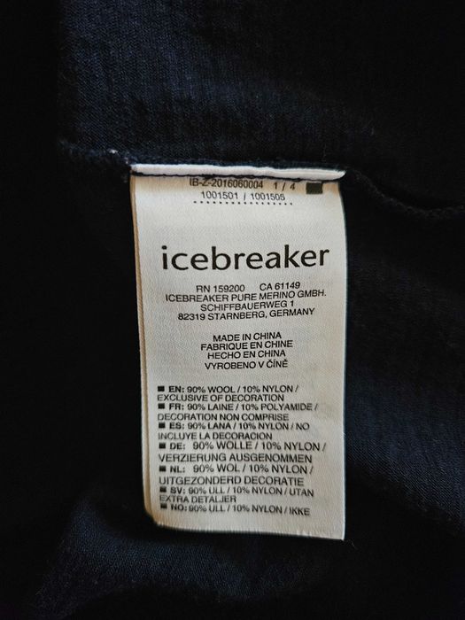 Icebreaker Merino Дамска Тениска Туризъм Ежедневна Спорт Раз.M