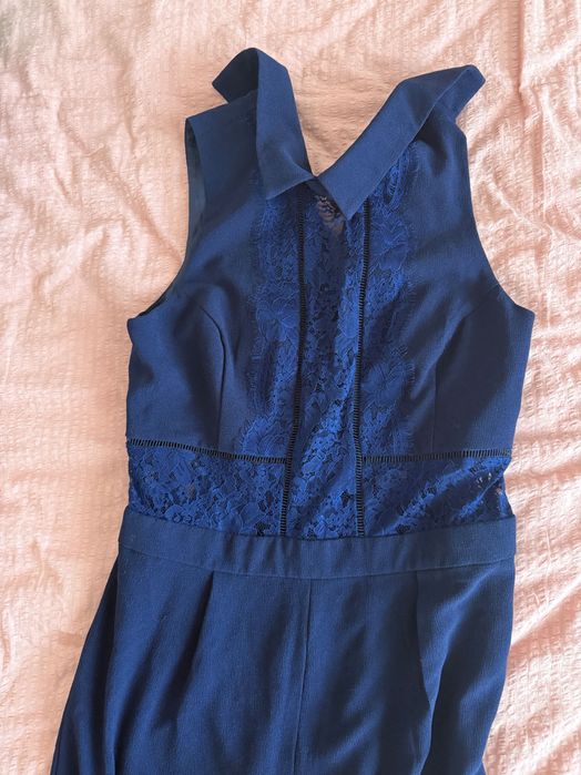 Син официален дълъг гащеризон ASOS