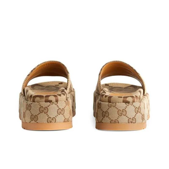 Дамски Чехли GUCCI с висока платформа