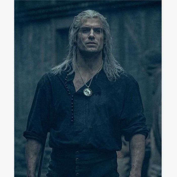 Set medalion pandantiv colier + lantisor + inel The Witcher +CADOU