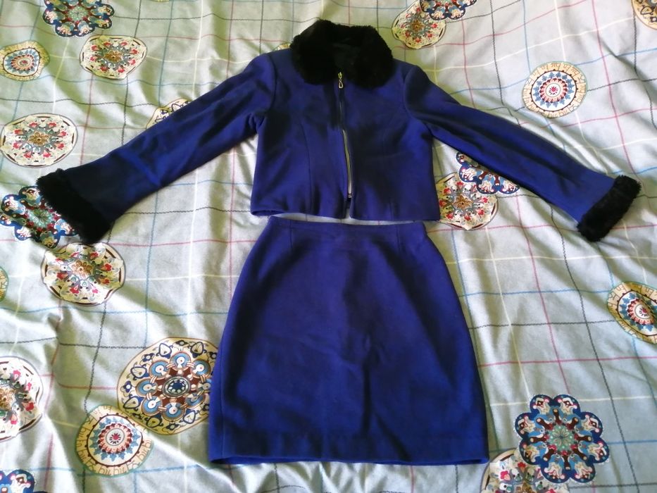 Costum gros de dama, sacou/fusta