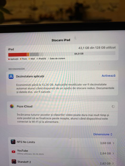 Tableta ipad a 5 generatie 12,9