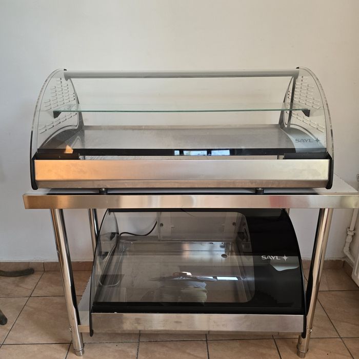 Set de două vitrine de banc  premium caldă si rece marca SAYL Barcelon