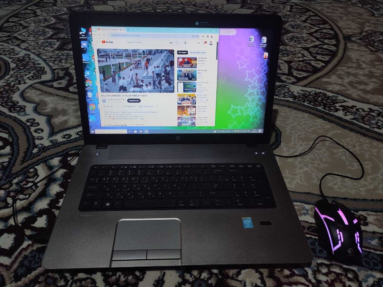 Noutbuk Hp Intel, core i7, 8gb Ram Idealniy holatda