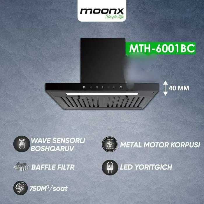 Вытяжка MoonX MTH-6001BC Гарантия/Доставка