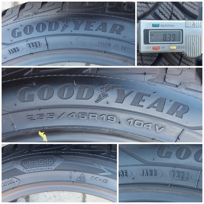 O bucată 255/45 R19 M+S iarnă - una Pirelli Goodyear