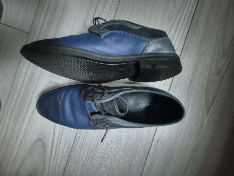 Pantofi piele naturala loafer (mocasini) grena bordeaux si maro