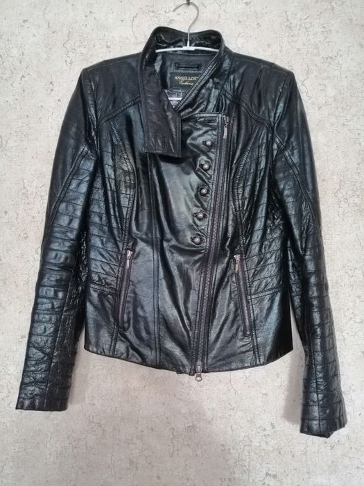 Куртка-косуха, лакированная кожа