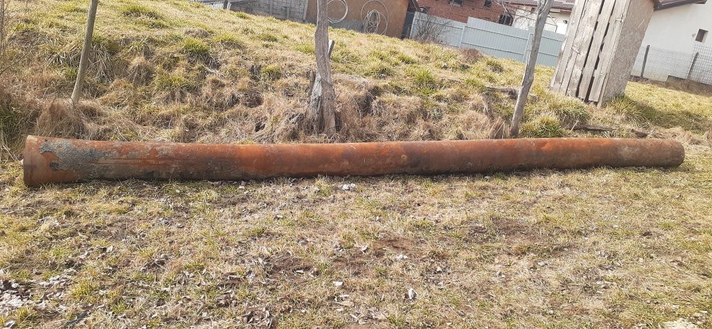 Tub, țeavă metalică 6,5 m