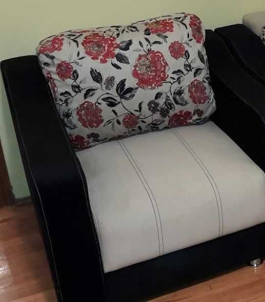 Canapea extensibila + fotolii fixe Ultra, 5 locuri, 3C