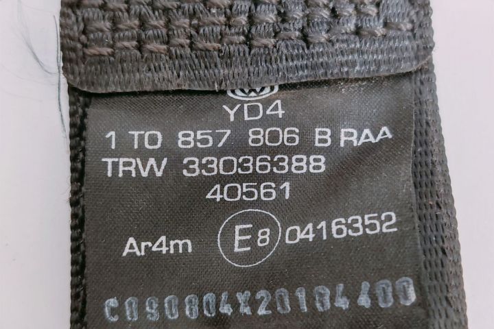 Centura de Siguranta  dreapta spate 1T0857806B Volkswagen VW Touran p