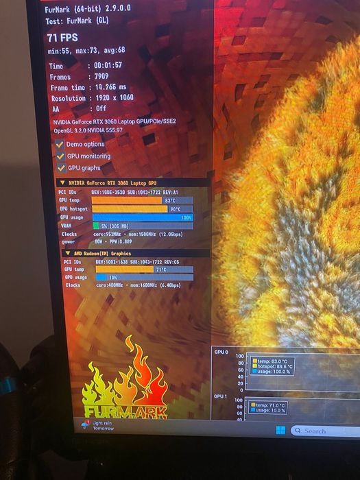 Laptop ASUS ROG Zephyrus G14 RTX 3060 6gb si Ryzen 7 5800hs