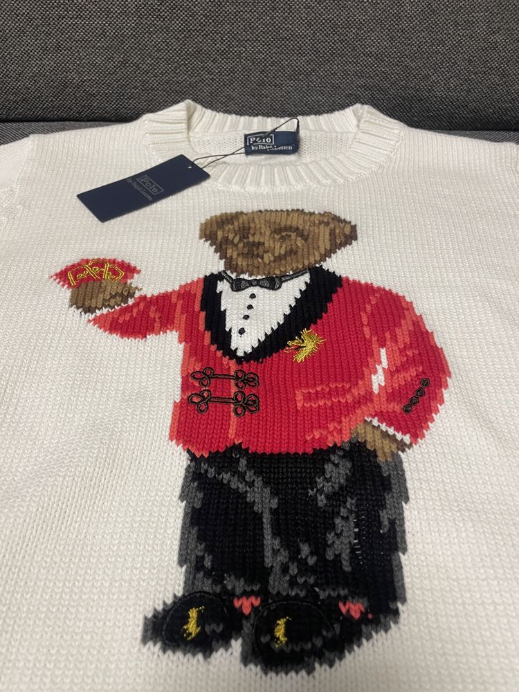 Vand Pulover Bluza Sweater Ralph Lauren Big Logo Teddy Bear Nevis