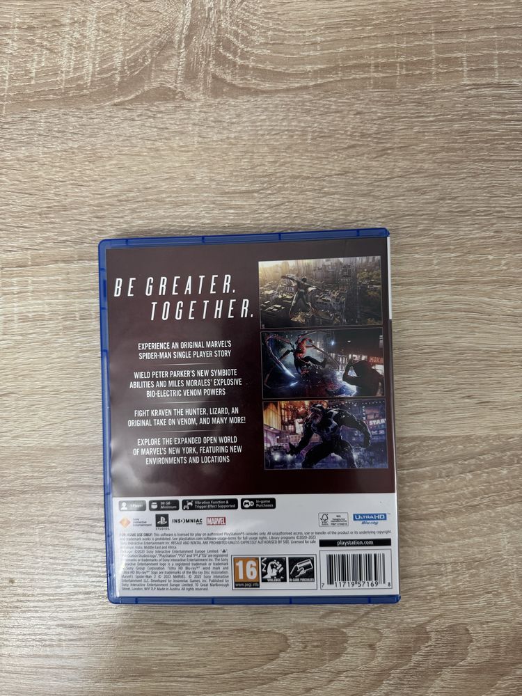 Игра Spider-Man 2 на консоль PS5