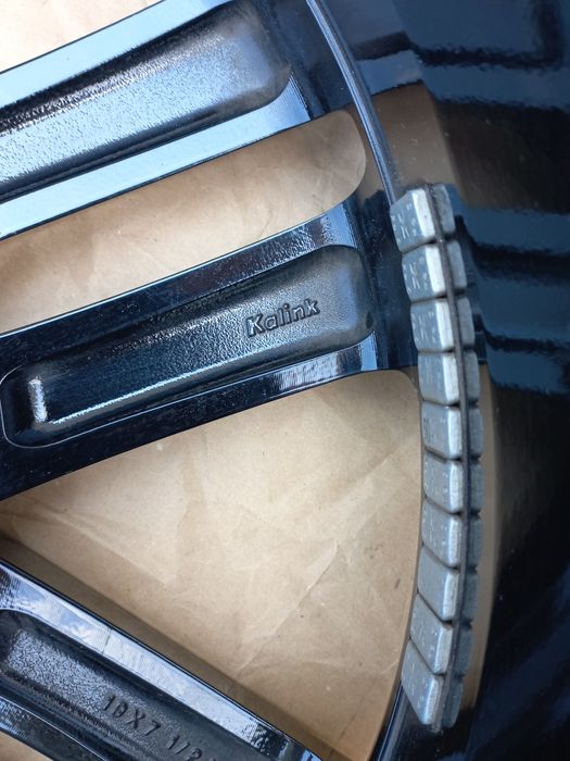 19.Оригинални Mercedes X W470 7.5ж ет50 Blac Polish 6x114.3 Като Нови