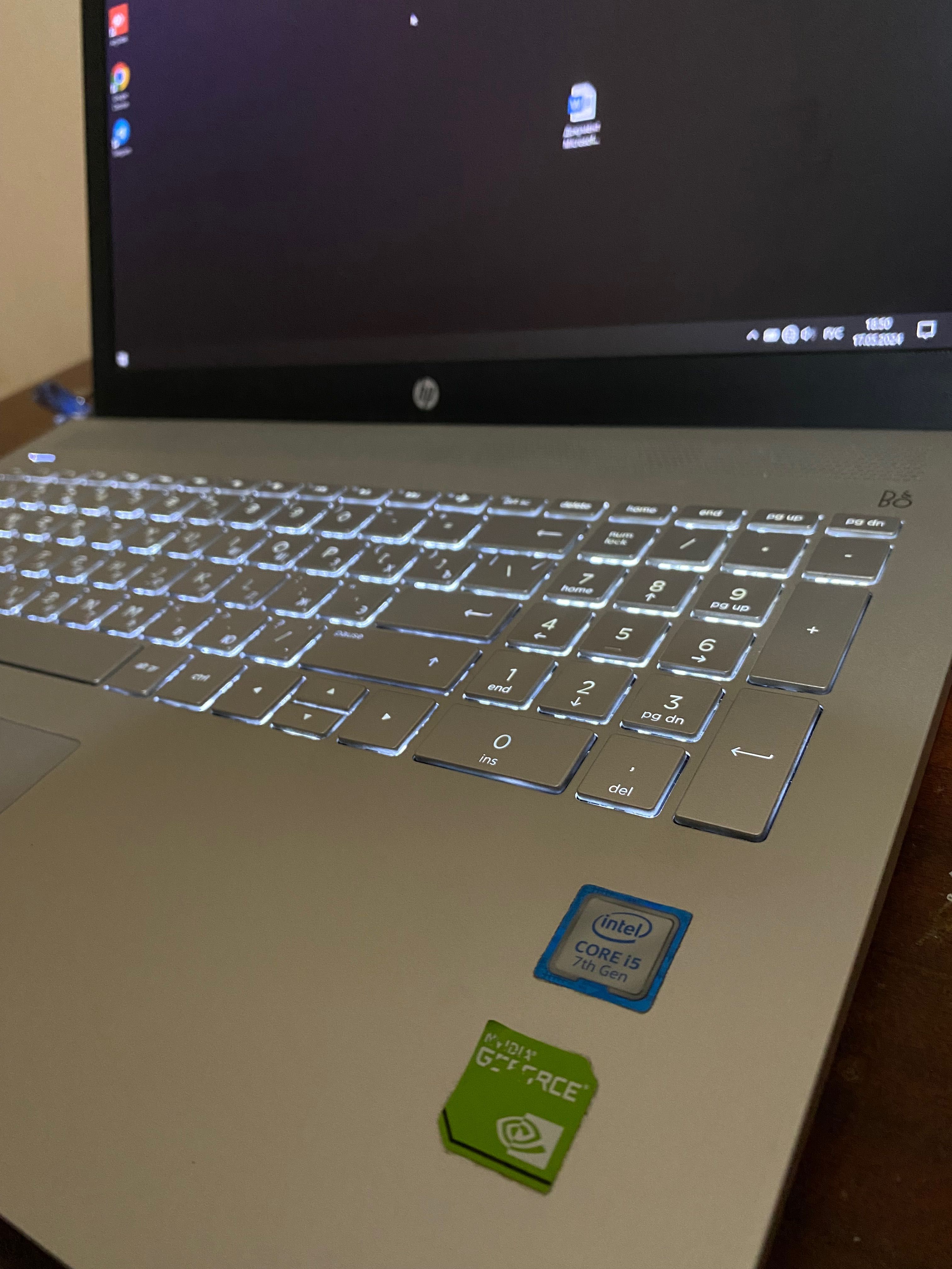 Ноутбук б/у hp pavilion i5 model 15cc509ru