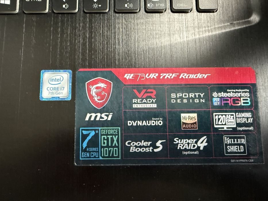 MSI GE73VR 7RF Raider