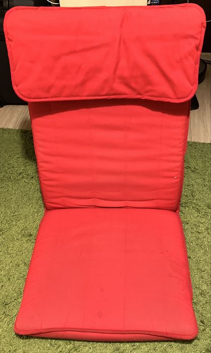 Червена възглавница за Poang кресло IKEA