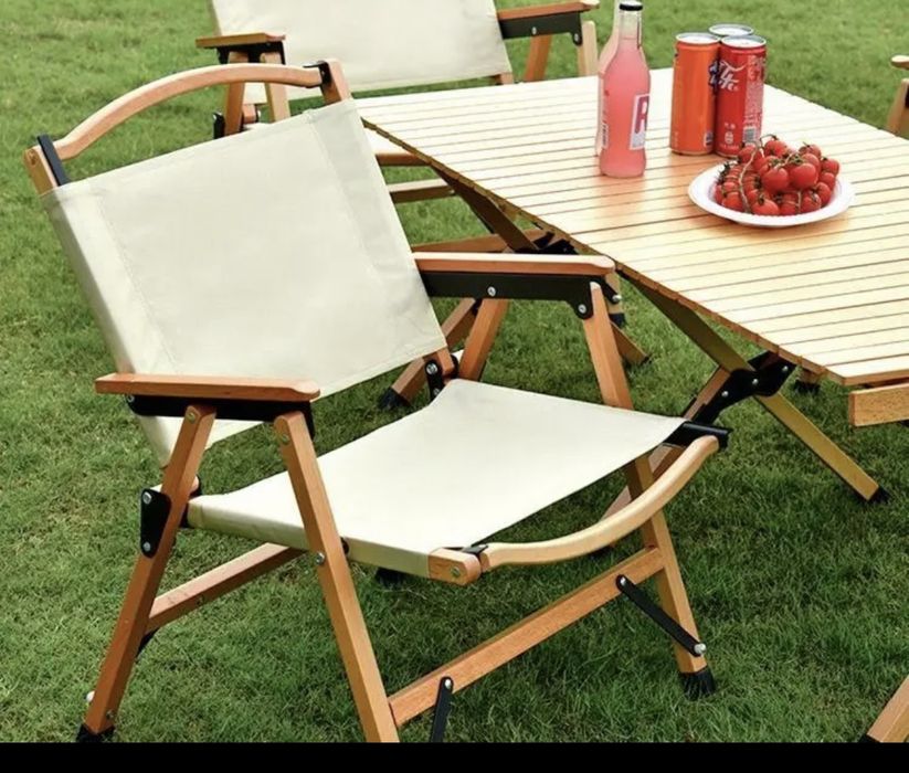 Складной стул из бука для улицы