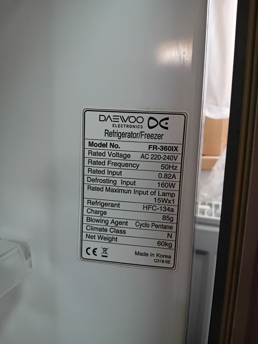 Хладилник Daewoo fr-360lx