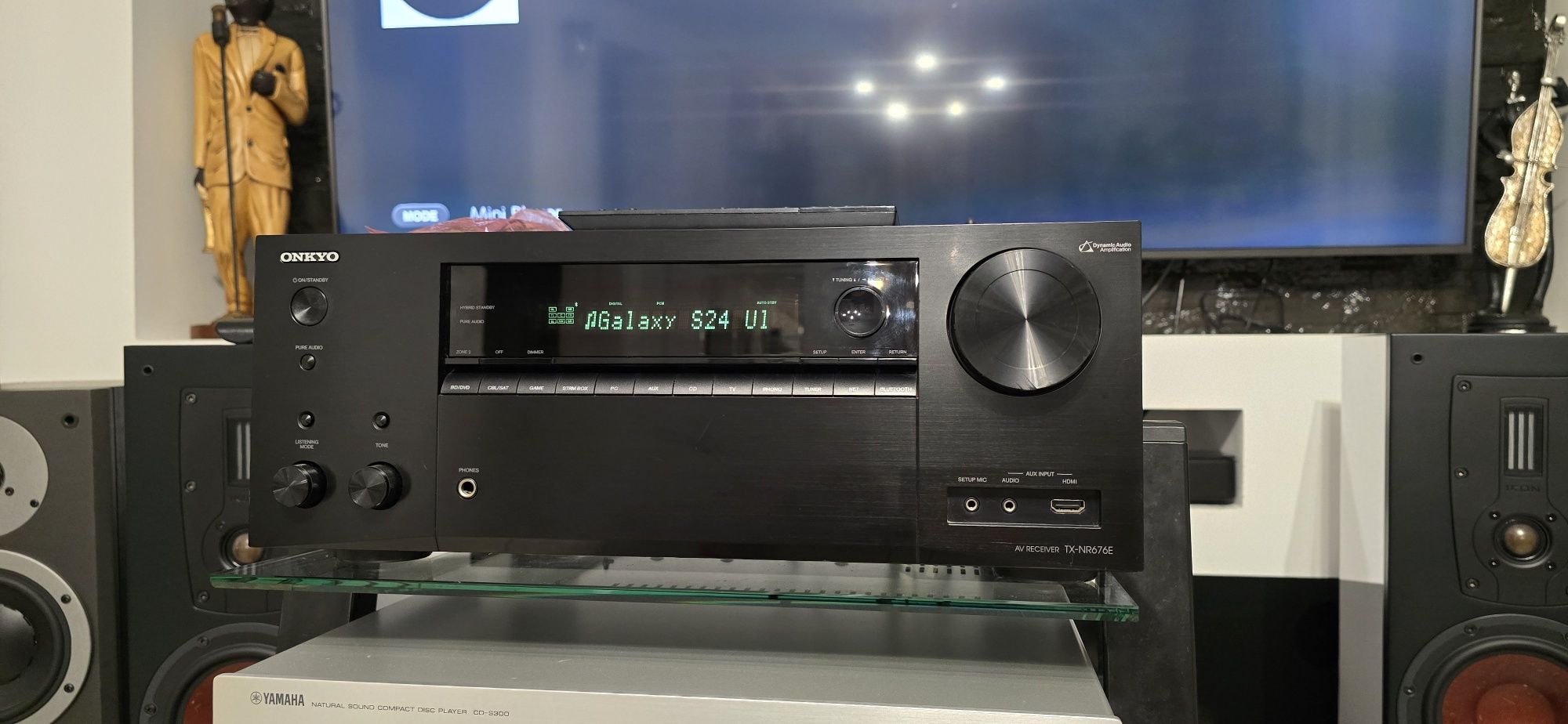 Receiver 7.2 Onkyo TX-NR676E  Dolby Atmos Wifi Bluetooth Tidal 4k arc