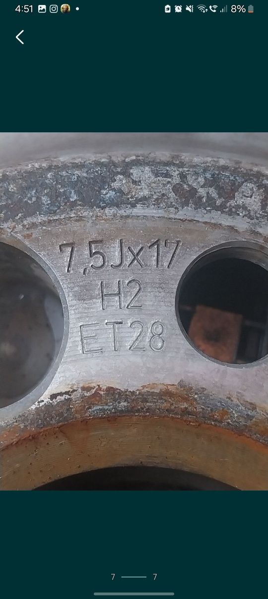 Vând roți audi originale pret negociabil