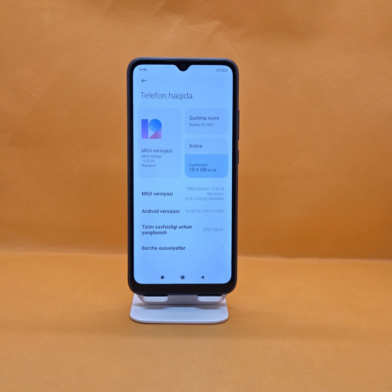Redmi 9C NFC sotiladi dastavka bor 24/7