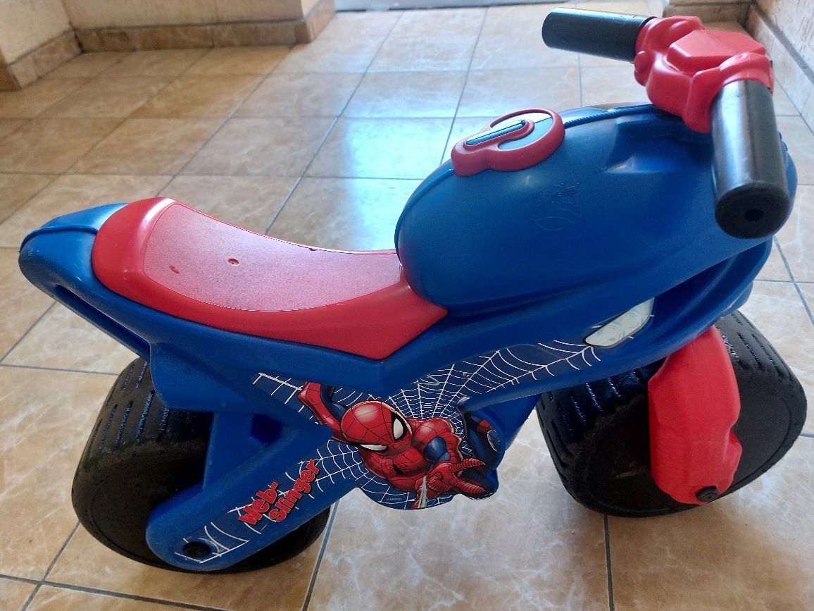 Каталка Полесье мотоцикл Spiderman эксклюзив
