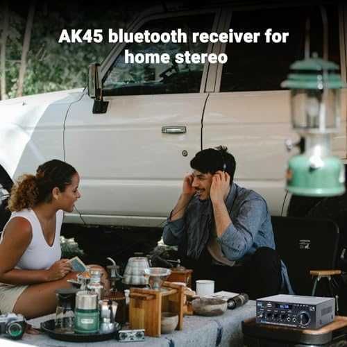 Нов 300W Bluetooth Усилвател Стерео Ресивър Караоке USB FM SD RCA