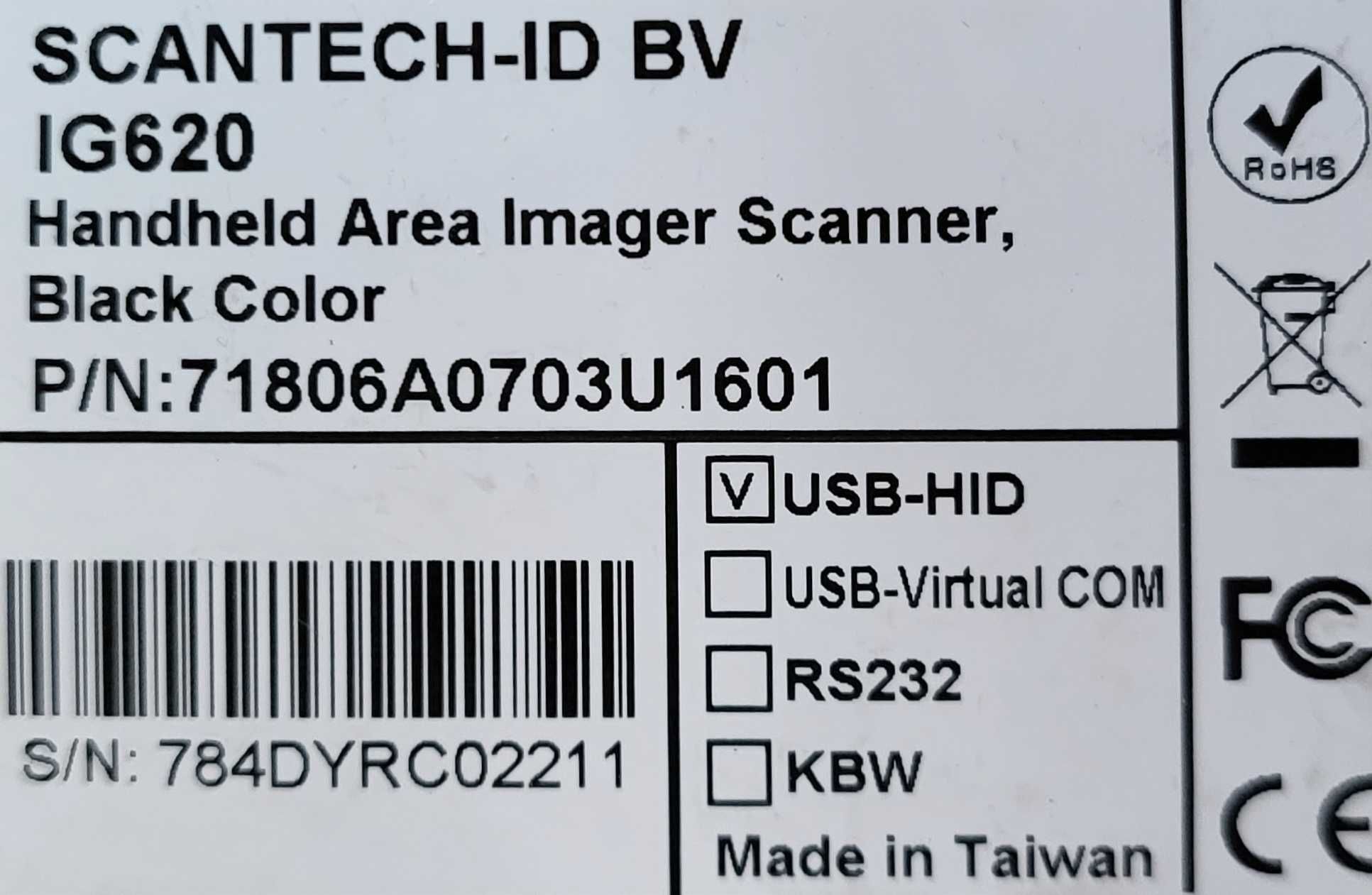 Scantech-ID BV IG620