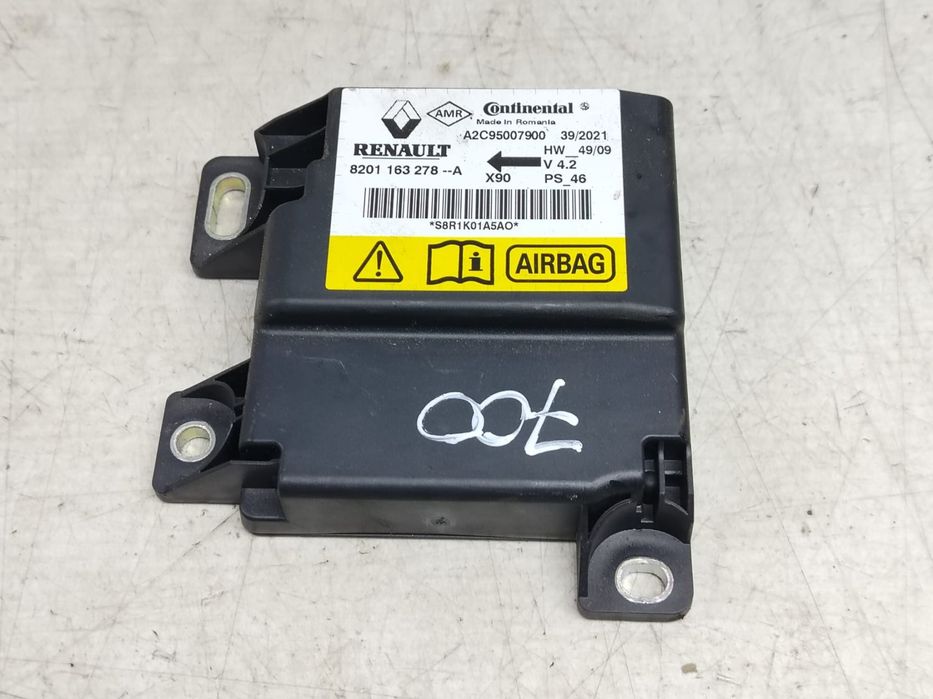 Calculator airbag 8201163278a Dacia Logan 1 [facelift] [2007 - 2012]