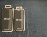 Husa Samsung Clear View Cover, negru, Galaxy S20 si S20 Ultra