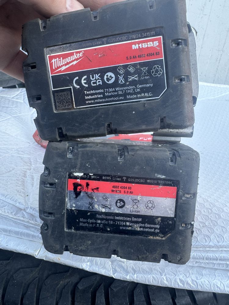 Pistol impact cu acumulator 5Ah Milwaukee