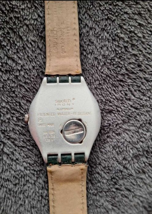 Ceas Swatch skeleton 1995 verde