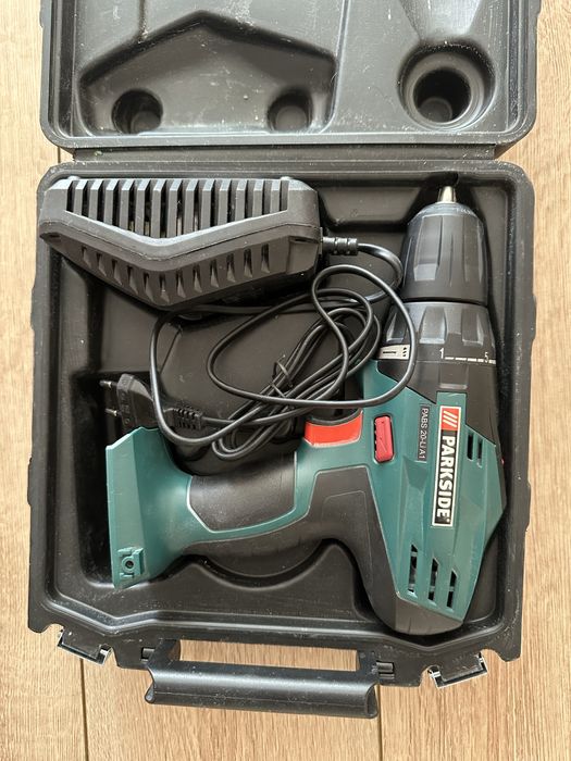 Parkside PABS 20-Li A1 винтоверт и зарядно без батерия