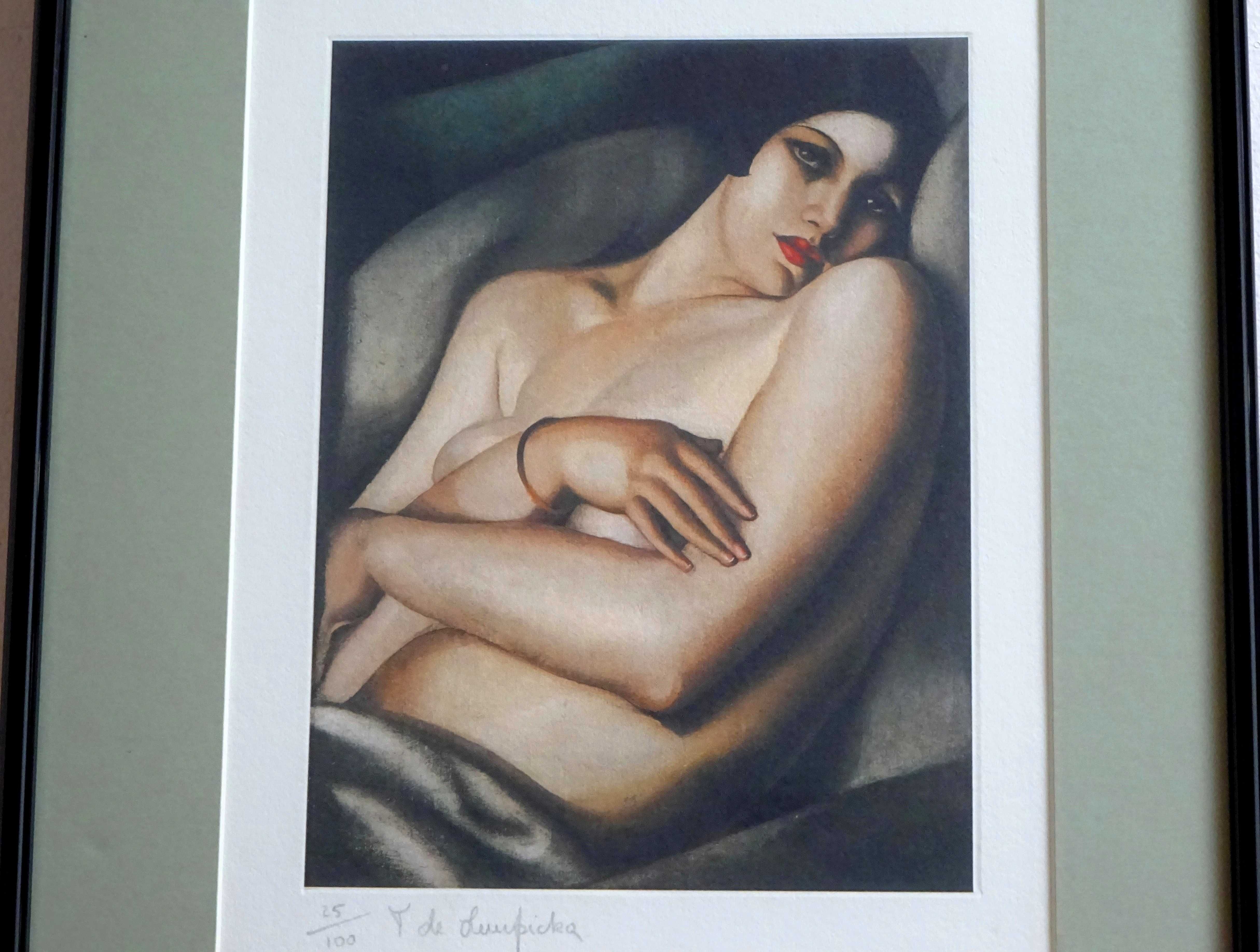 Cromolitografie Art Deco, Tamara de Lempicka ‘The Dream’| Piesa RARA