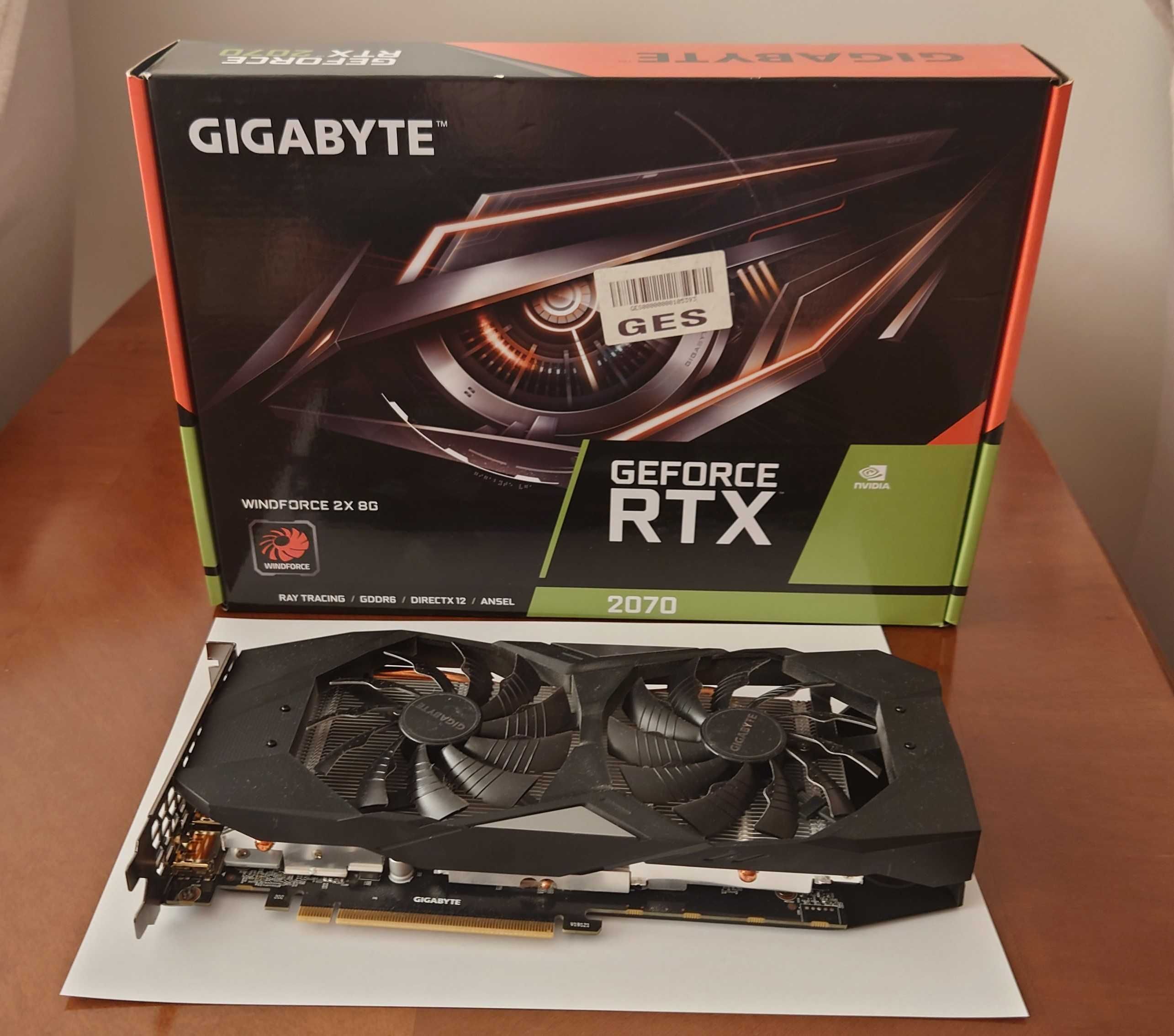 Placa video GIGABYTE RTX2070
