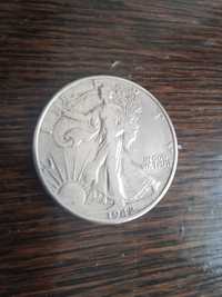Half dollar - сребърен долар, 1942, Walking Liberty